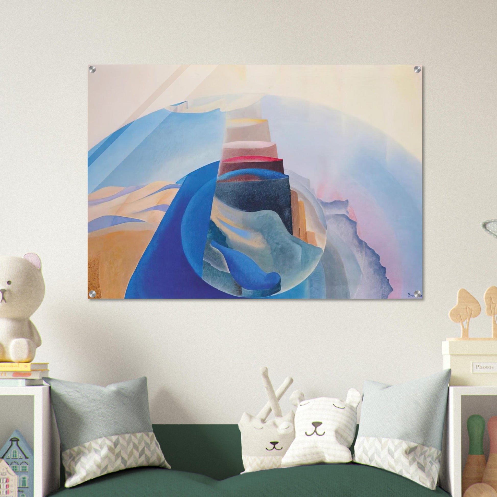 Mount Tabor - 1936 - Benedetta Cappa Acrylic Print - 70x100 cm / 28x40″ inches