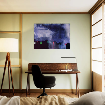 Star Gazing, 1989- - Helen Frankenthaler Brushed Aluminum Print - 70x100 cm / 28x40 inches | Helen Frankenthaler Aluminum Print | Helen Frankenthaler Prints
