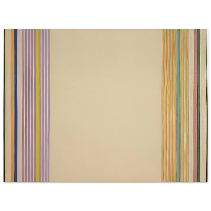 Gene Davis - End Stripes - 1960  75x100 cm / 30x40inches Fine Art Poster