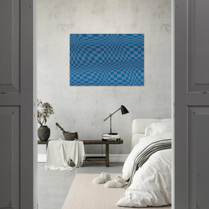Disegno ottico dinamico - 1964 - Dadamaino Brushed Aluminum Print - 70x100 cm / 28x40 inches | Dadamaino Aluminum Print | Dadamaino Prints