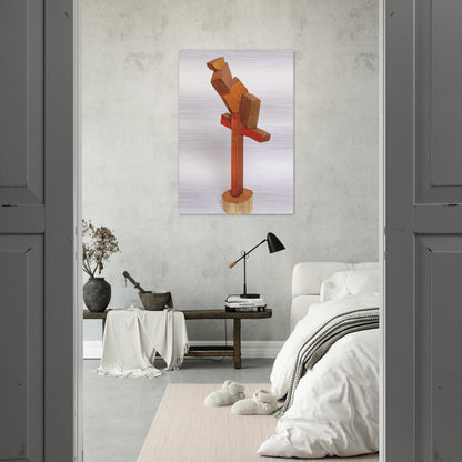 DIVERTIMENTO 1997 - Esteban Vicente Brushed Aluminum Print - 70x100 cm / 28x40 inches | Esteban Vicente Aluminum Print | Esteban Vicente Prints
