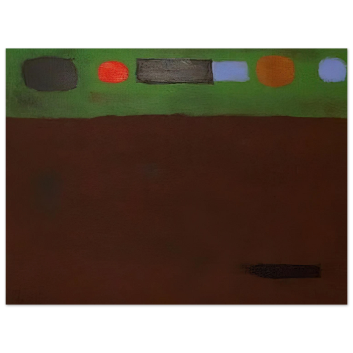 Adolph Gottlieb - Mood - 1967  75x100 cm / 30x40inches Fine Art Poster