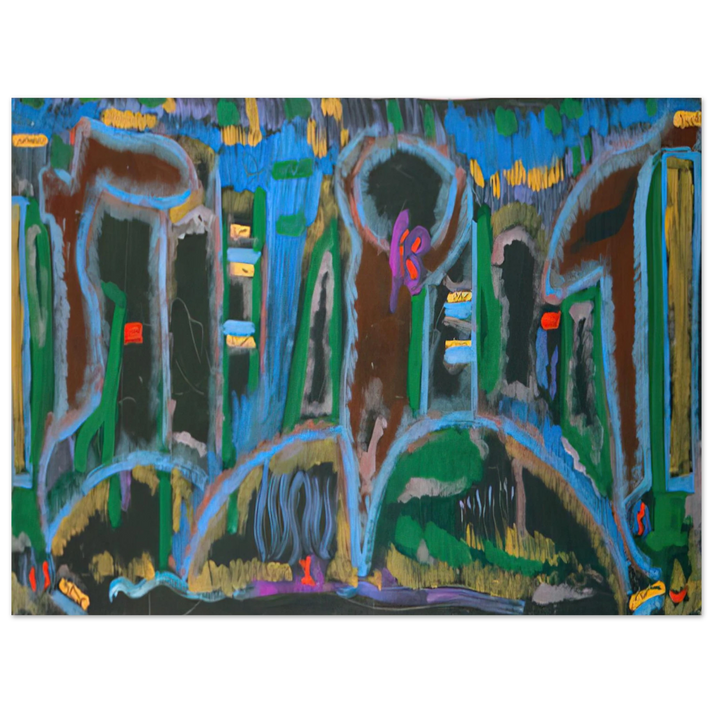 Betty Parsons - Garden in Saint Denis - 1980  75x100 cm / 30x40inches Fine Art Poster