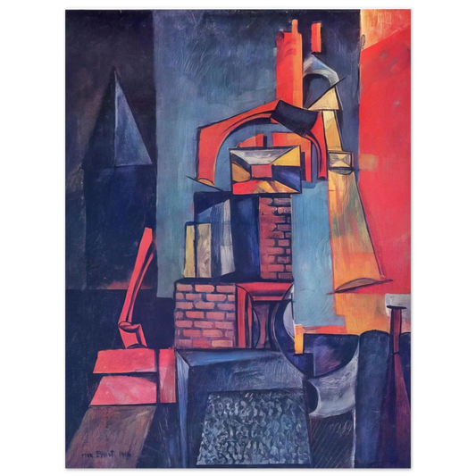 Max Ernst - Towers  75x100 cm / 30x40inches Fine Art Poster