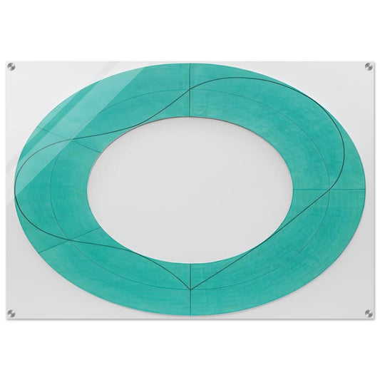 RING IMAGE C 2008 - Robert Mangold Acrylic Print - 70x100 cm / 28x40″ inches