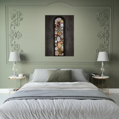 AHATFENSTER 2009 0 - Sigmar Polke Brushed Aluminum Print - 70x100 cm / 28x40 inches | Sigmar Polke Aluminum Print | Sigmar Polke Prints