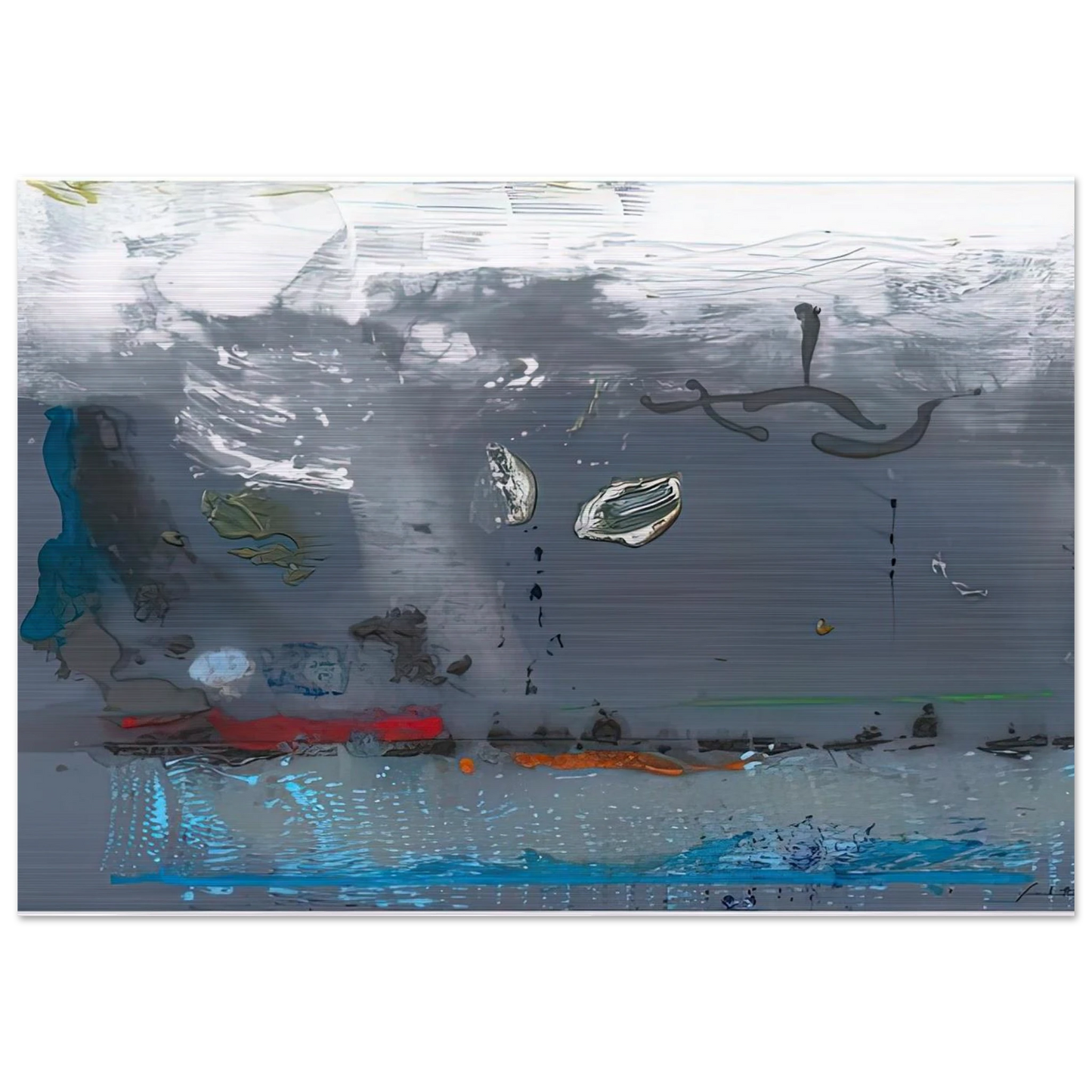 Vespers, 1992- - Helen Frankenthaler Brushed Aluminum Print - 70x100 cm / 28x40 inches | Helen Frankenthaler Aluminum Print | Helen Frankenthaler Prints