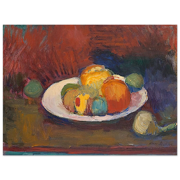 Henri Matisse - ASSIETTE DE FRUITS FRUIT DISH 1902  75x100 cm / 30x40inches Fine Art Poster
