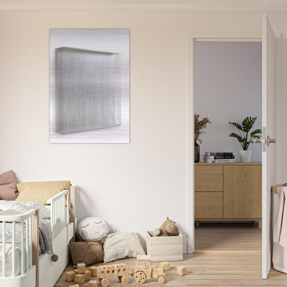 VIBRATION BLANCHE 1995 - Jesus Rafael Soto Brushed Aluminum Print - 70x100 cm / 28x40 inches | Jesus Rafael Soto Aluminum Print | Jesus Rafael Soto Prints