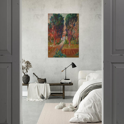 THE VEGETABLE GARDEN OF LLANER - Salvador Dali Brushed Aluminum Print - 70x100 cm / 28x40 inches | Salvador Dali Aluminum Print | Salvador Dali Prints