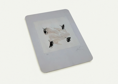 PETRIFICADA PETRIFICANTE II 1978 By Antoni Tapies Pack of 10 Post Cards | Antoni Tapies Post Cards | A6 (10.5 x 14.8 cm) - 4.1 x 5.8 inches