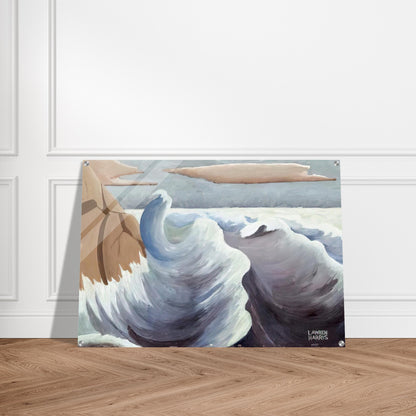 Shoreline - Art Nouveau Modern - Lawren Harris Acrylic Print - 70x100 cm / 28x40″ inches