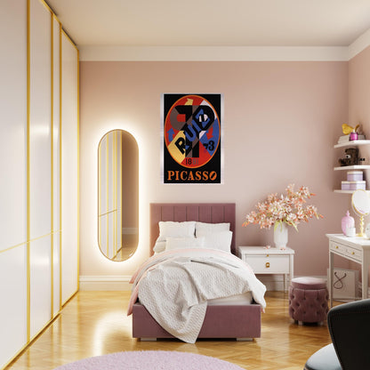 Picasso, The American Dream - Robert Indiana Brushed Aluminum Print - 70x100 cm / 28x40 inches | Robert Indiana Aluminum Print | Robert Indiana Prints