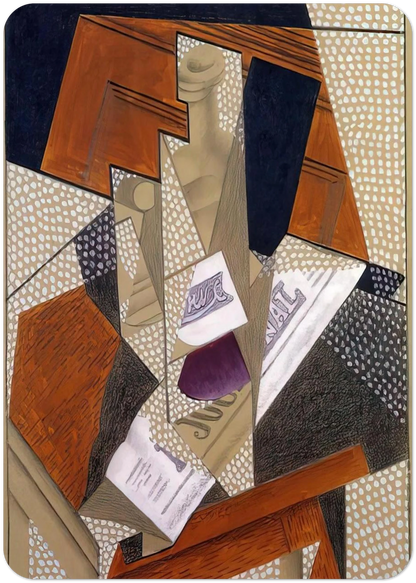 BOTTLE By Juan Gris Pack of 10 Post Cards | Juan Gris Post Cards | A6 (10.5 x 14.8 cm) - 4.1 x 5.8 inches