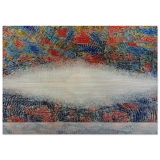 Mombosa - 1975 - Jimmy Ernst Brushed Aluminum Print - 70x100 cm / 28x40 inches | Jimmy Ernst Aluminum Print | Jimmy Ernst Prints