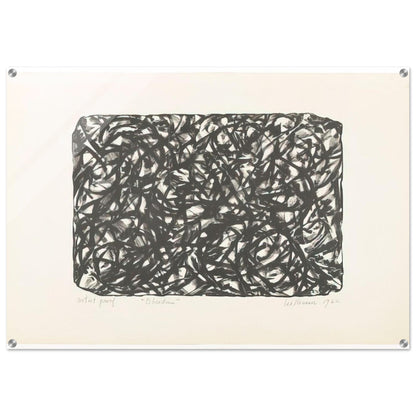 Obsidian - Lee Krasner Acrylic Print - 70x100 cm / 28x40″ inches | Lee Krasner Wall Art | Lee Krasner Prints