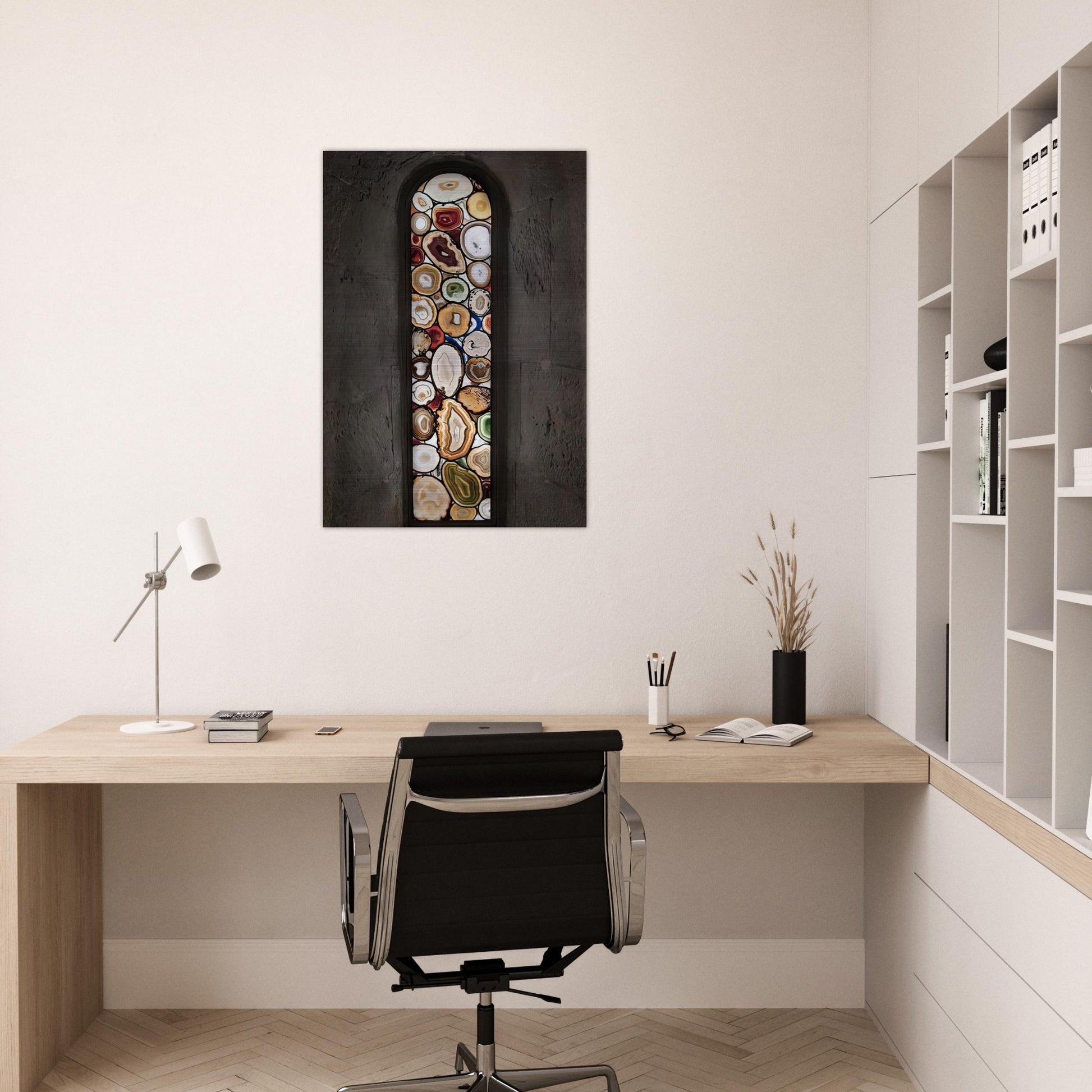 AHATFENSTER 2009 0 - Sigmar Polke Brushed Aluminum Print - 70x100 cm / 28x40 inches | Sigmar Polke Aluminum Print | Sigmar Polke Prints
