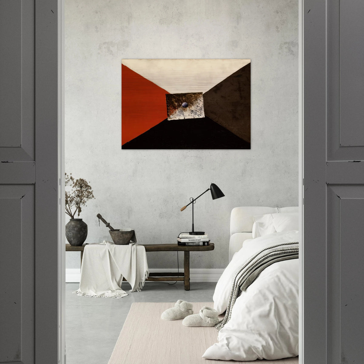 COMPOSITION MARCHAND DE COULEURS - Man Ray Brushed Aluminum Print - 70x100 cm / 28x40 inches | Man Ray Aluminum Print | Man Ray Prints