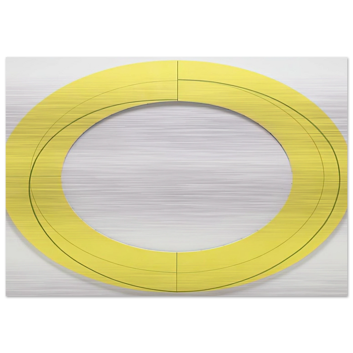 RING IMAGE M 2010 - Robert Mangold Brushed Aluminum Print - 70x100 cm / 28x40 inches | Robert Mangold Aluminum Print | Robert Mangold Prints