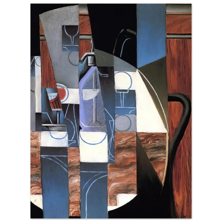 Juan Gris - THE SIPHON 1913  75x100 cm / 30x40inches Fine Art Poster