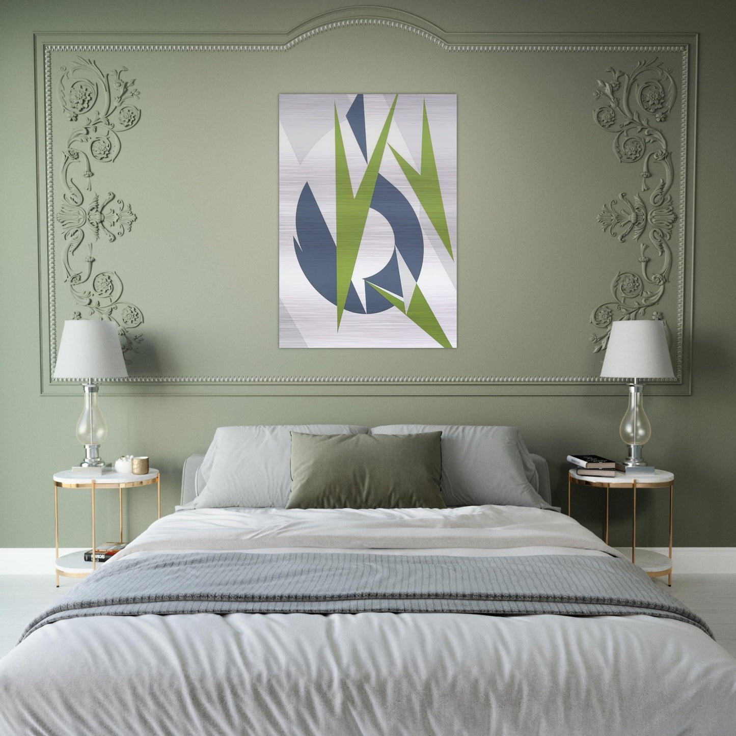 Embrace - Lee Krasner Brushed Aluminum Print - 70x100 cm / 28x40 inches | Lee Krasner Aluminum Print | Lee Krasner Prints