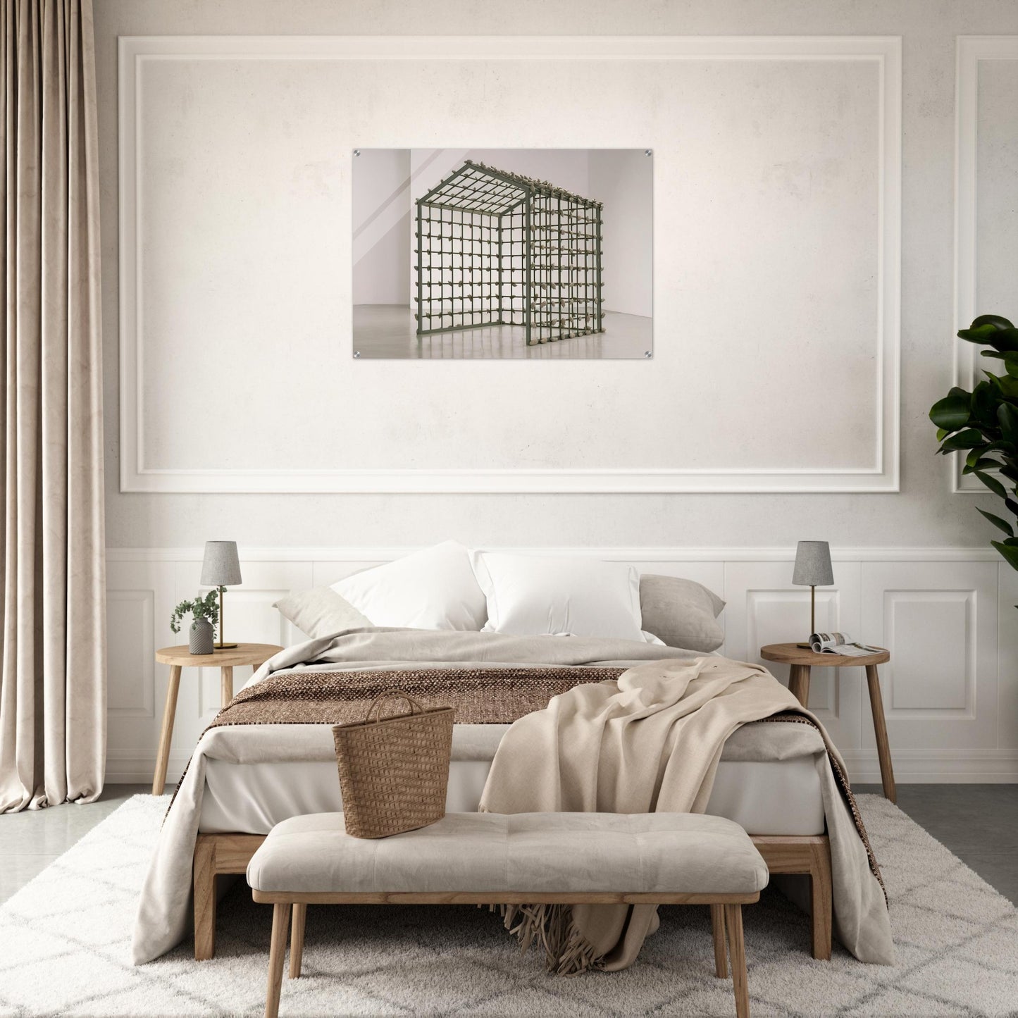 POTATO HOUSE KARTOFFELHAUS 1967 - Sigmar Polke Acrylic Print - 70x100 cm / 28x40″ inches