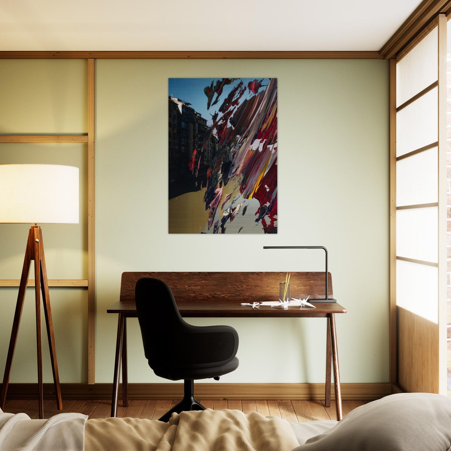 FIRENZE - Gerhard Richter Brushed Aluminum Print - 70x100 cm / 28x40 inches | Gerhard Richter Aluminum Print | Gerhard Richter Prints