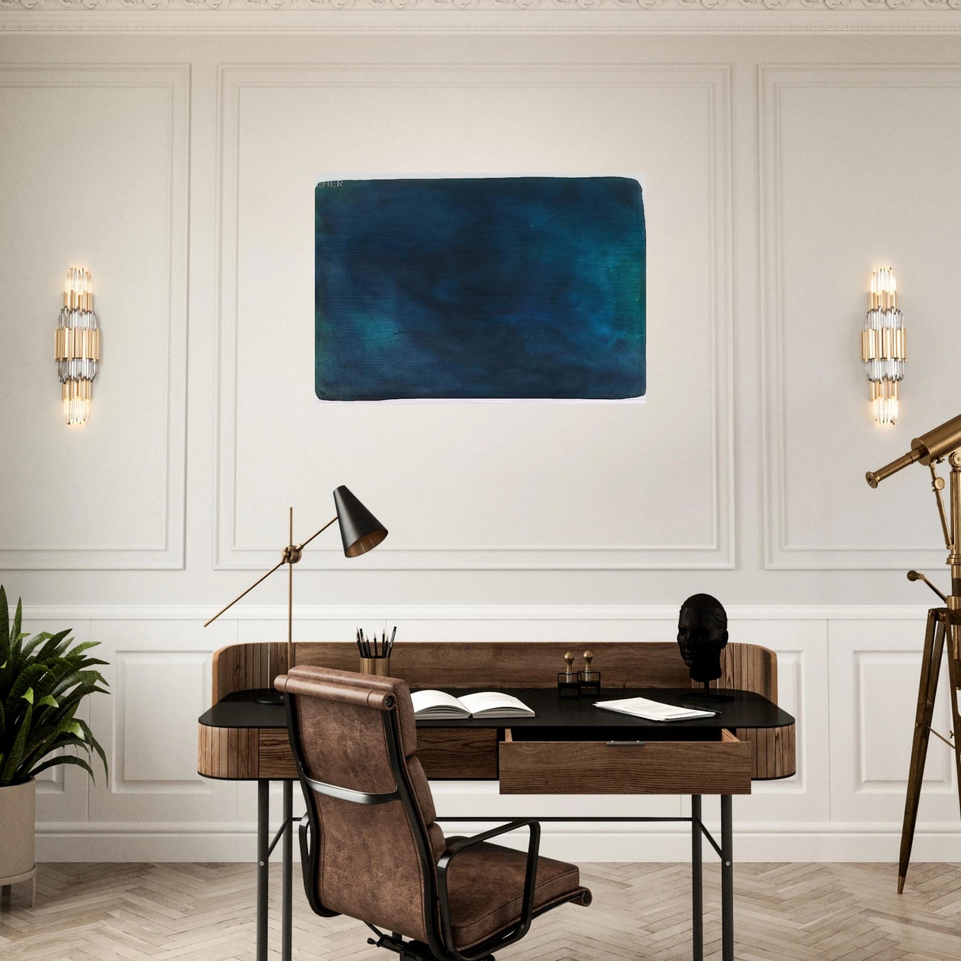 UNTITLED 1988 - Gotthard Graubner Brushed Aluminum Print - 70x100 cm / 28x40 inches | Gotthard Graubner Aluminum Print | Gotthard Graubner Prints