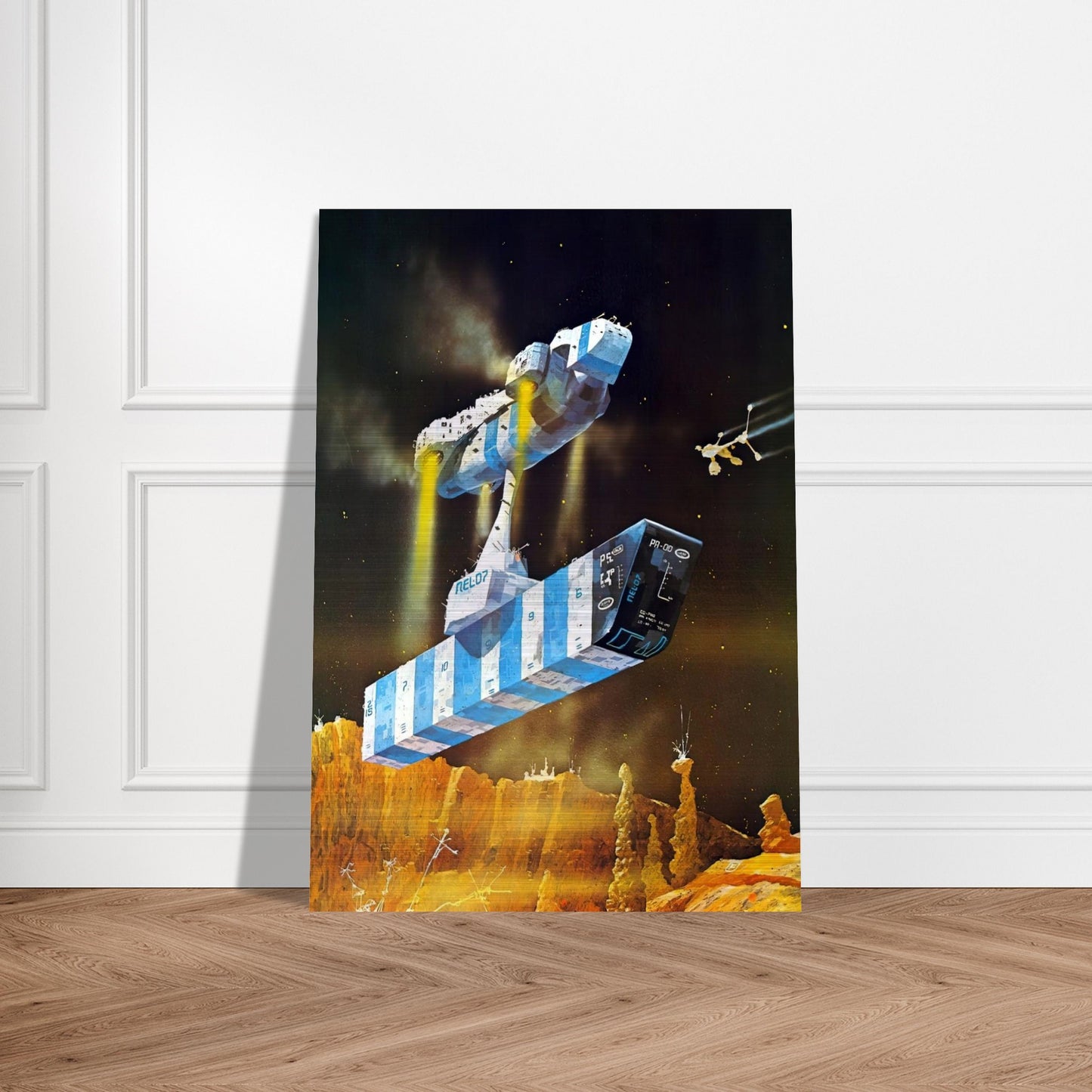 Chris Foss - Chris Foss Brushed Aluminum Print - 70x100 cm / 28x40 inches | Chris Foss Aluminum Print | Chris Foss Prints