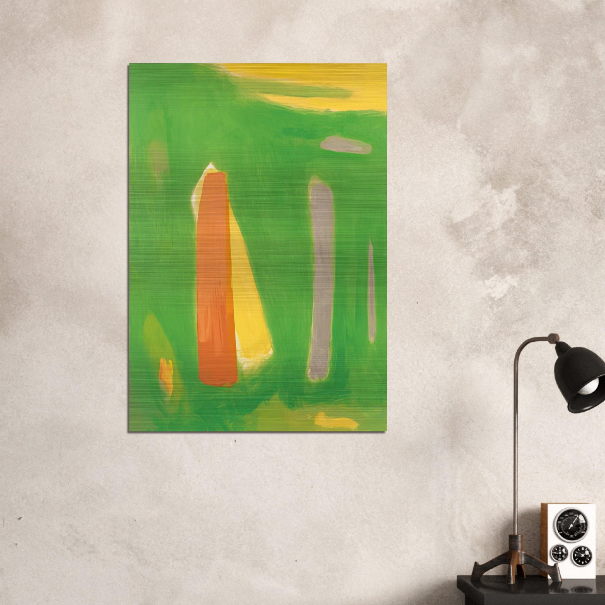 RITMICO 1995 - Esteban Vicente Brushed Aluminum Print - 70x100 cm / 28x40 inches | Esteban Vicente Aluminum Print | Esteban Vicente Prints