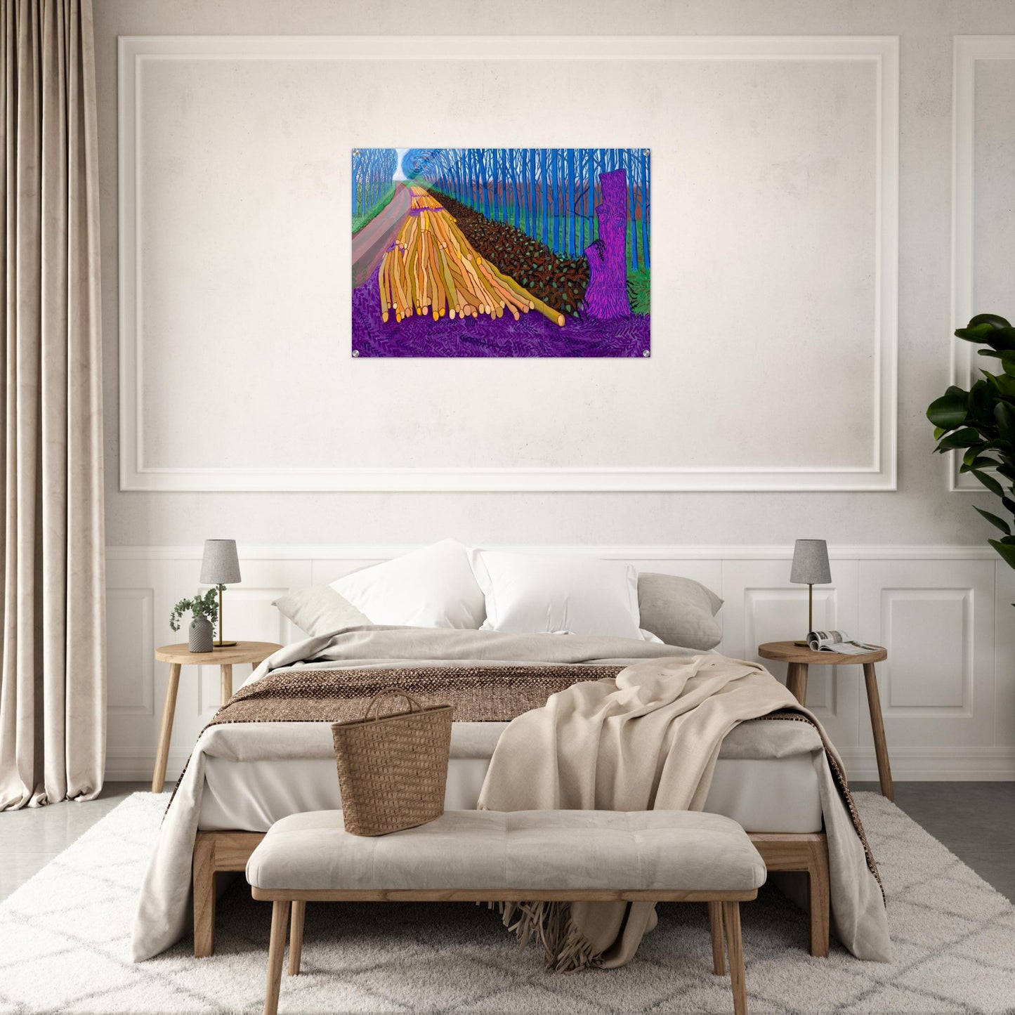 David Hockney - David Hockney Acrylic Print - 70x100 cm / 28x40″ inches | David Hockney Art | Artwork by David Hockney