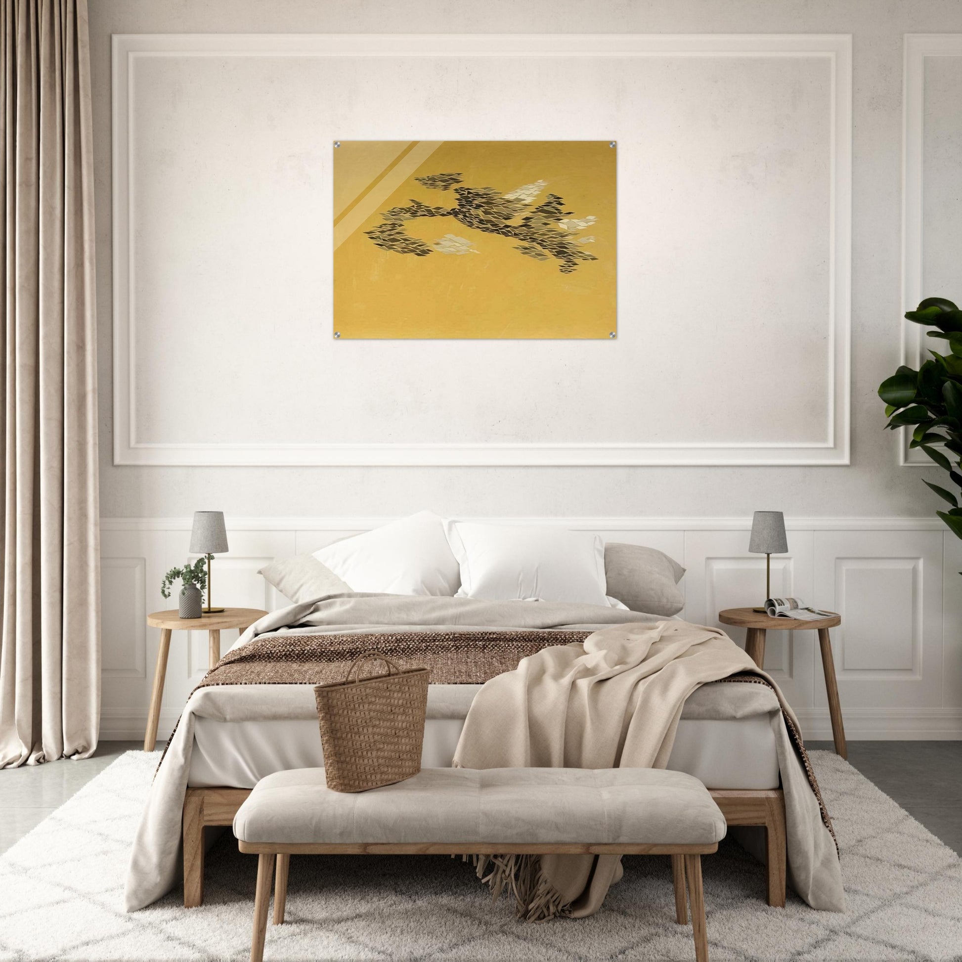 Flying Rectangles - 1969 - Robert Goodnough Acrylic Print - 70x100 cm / 28x40″ inches