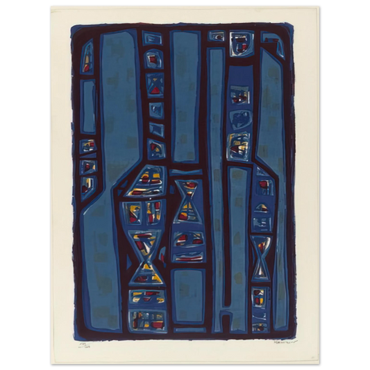 Alfred Manessier - Litanies - 1952  75x100 cm / 30x40inches Fine Art Poster