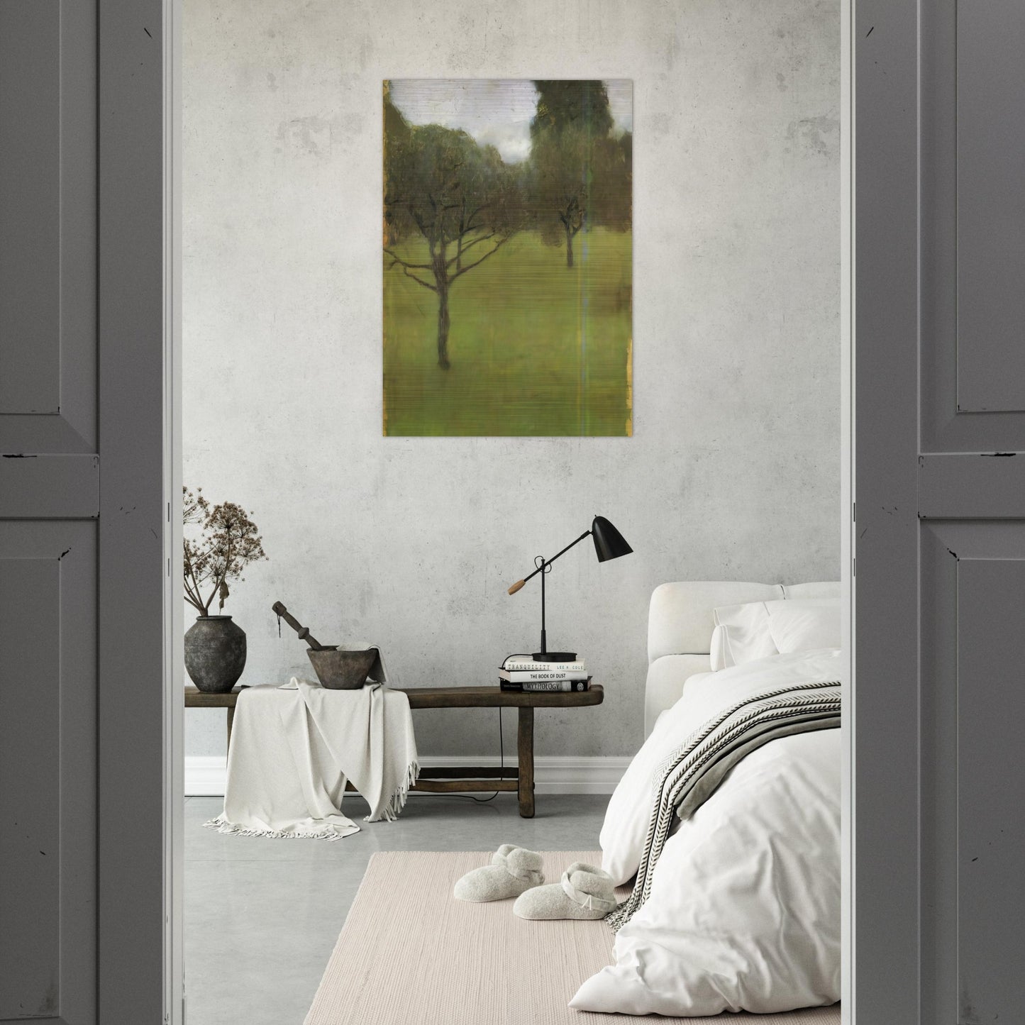 ORCHARD - Gustav Klimt Brushed Aluminum Print - 70x100 cm / 28x40 inches | Gustav Klimt Aluminum Print | Gustav Klimt Prints