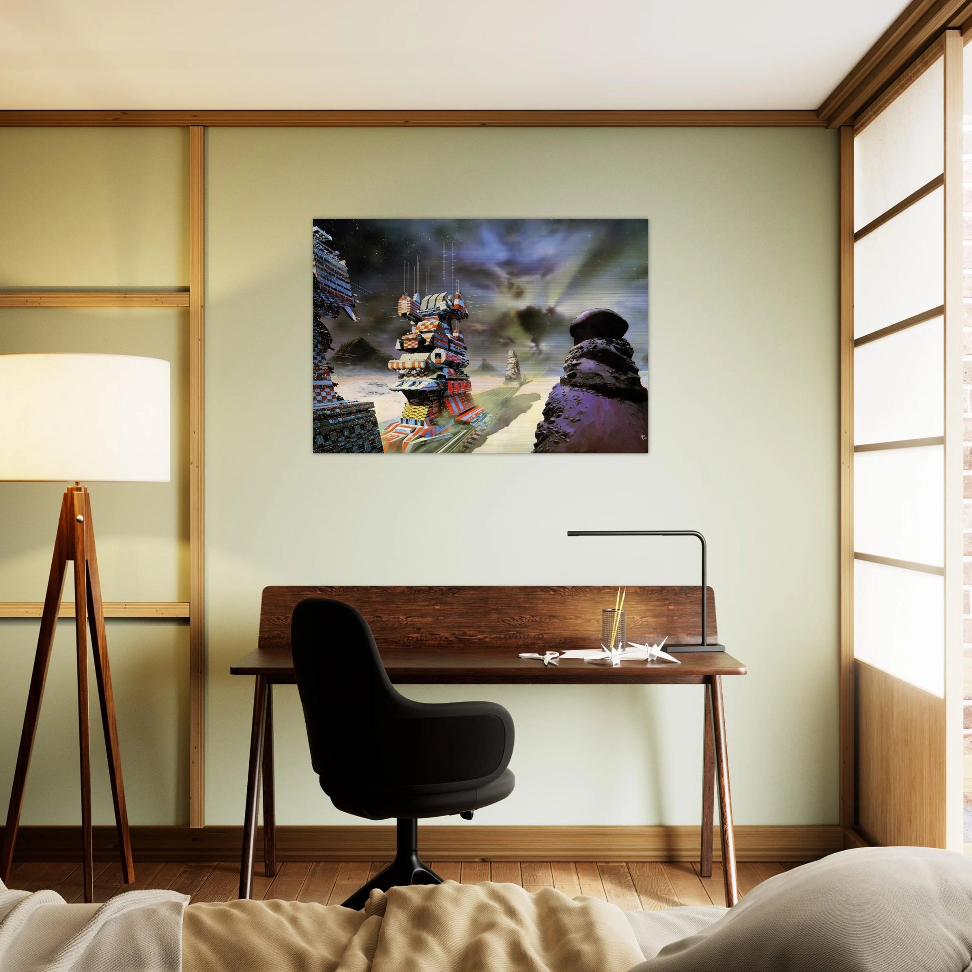 Chris Foss - Chris Foss Brushed Aluminum Print - 70x100 cm / 28x40 inches | Chris Foss Aluminum Print | Chris Foss Prints
