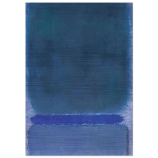 Untitled Green on Blue - 1968 - Mark Rothko Brushed Aluminum Print - 70x100 cm / 28x40 inches | Mark Rothko Aluminum Print | Mark Rothko Prints