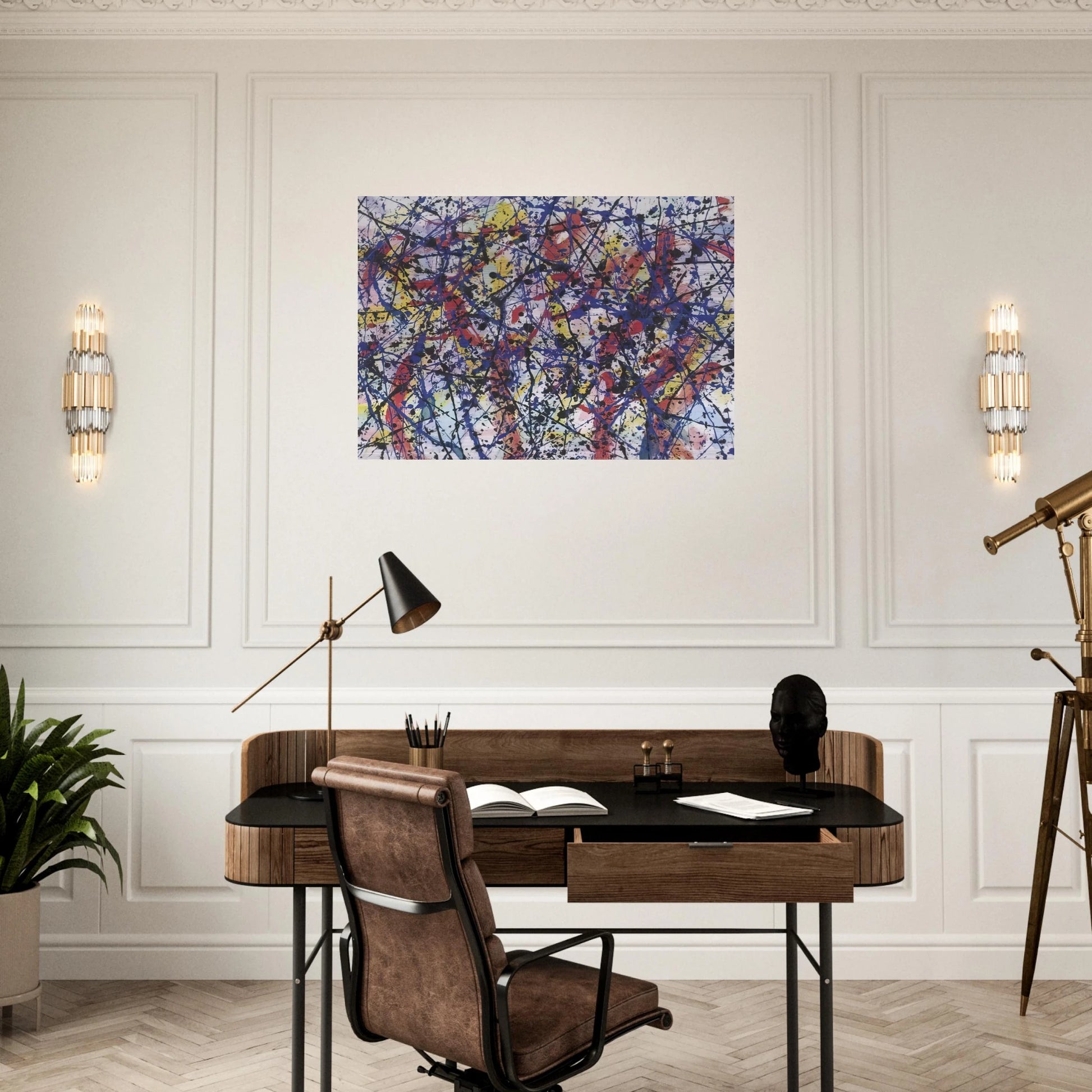Brise d Automne - Marcel Barbeau Brushed Aluminum Print - 70x100 cm / 28x40 inches | Marcel Barbeau Aluminum Print | Marcel Barbeau Prints