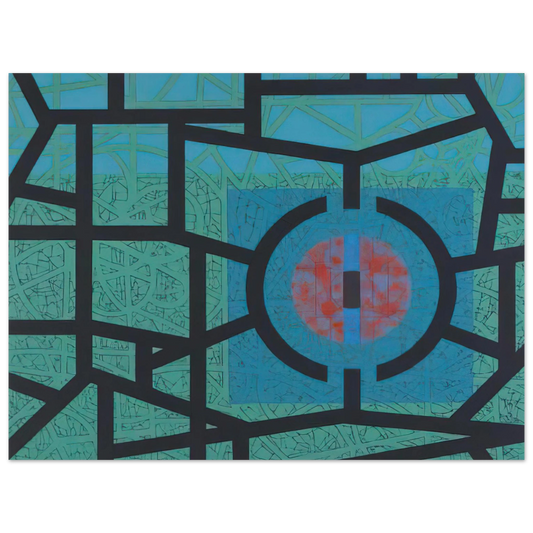 Jimmy Ernst - Interior and Silence - 1967  75x100 cm / 30x40inches Fine Art Poster