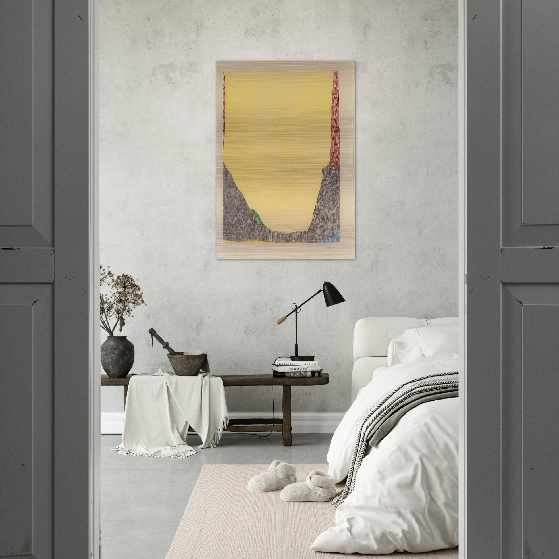 East and Beyond - 1973 - Helen Frankenthaler Brushed Aluminum Print - 70x100 cm / 28x40 inches | Helen Frankenthaler Aluminum Print | Helen Frankenthaler Prints