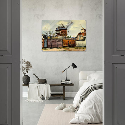 MOULIN DE LA GALETTE 6 - Maurice Utrillo Acrylic Print - 70x100 cm / 28x40″ inches