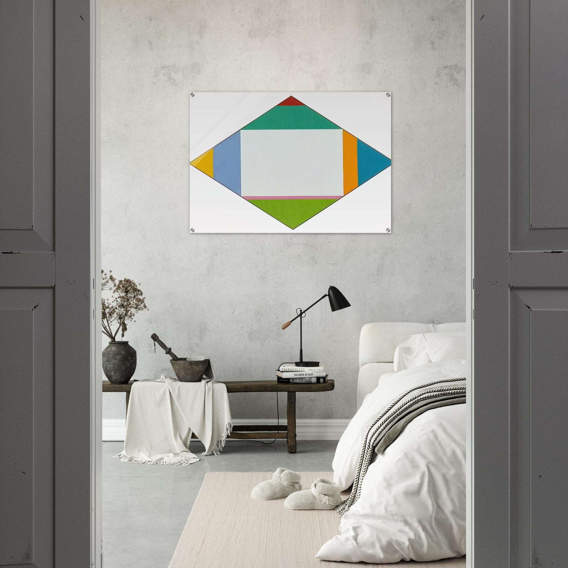 Expansion in Four Directions - 1962 - Max Bill Acrylic Print - 70x100 cm / 28x40″ inches | Max Bill Wall Art | Max Bill Prints
