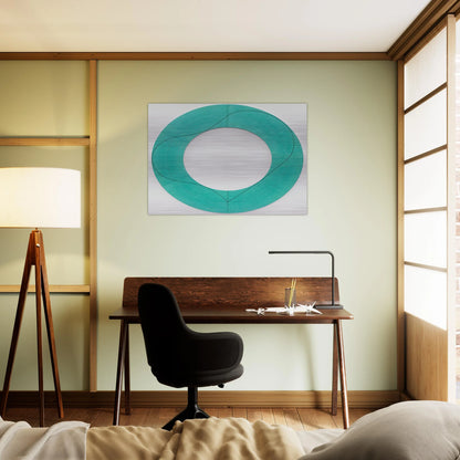 RING IMAGE C 2008 - Robert Mangold Brushed Aluminum Print - 70x100 cm / 28x40 inches | Robert Mangold Aluminum Print | Robert Mangold Prints