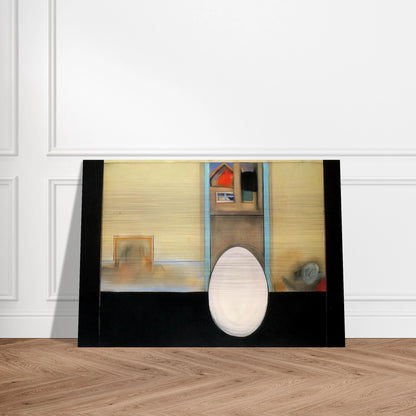 The House - Feminist Art - Miriam Schapiro Brushed Aluminum Print - 70x100 cm / 28x40 inches | Miriam Schapiro Aluminum Print | Miriam Schapiro Prints