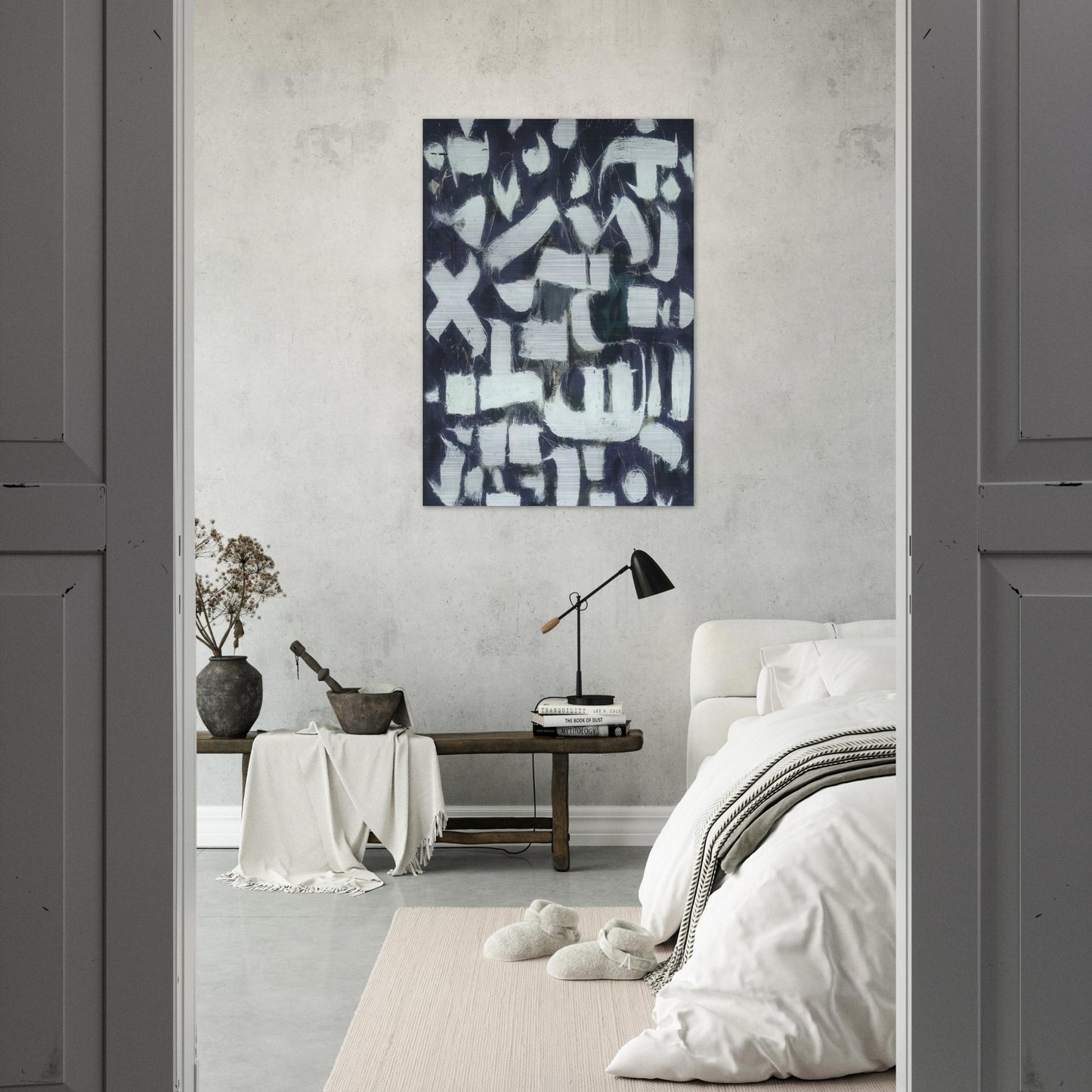 Number 14 - 1949 - Bradley Walker Tomlin Brushed Aluminum Print - 70x100 cm / 28x40 inches | Bradley Walker Tomlin Aluminum Print | Bradley Walker Tomlin Prints