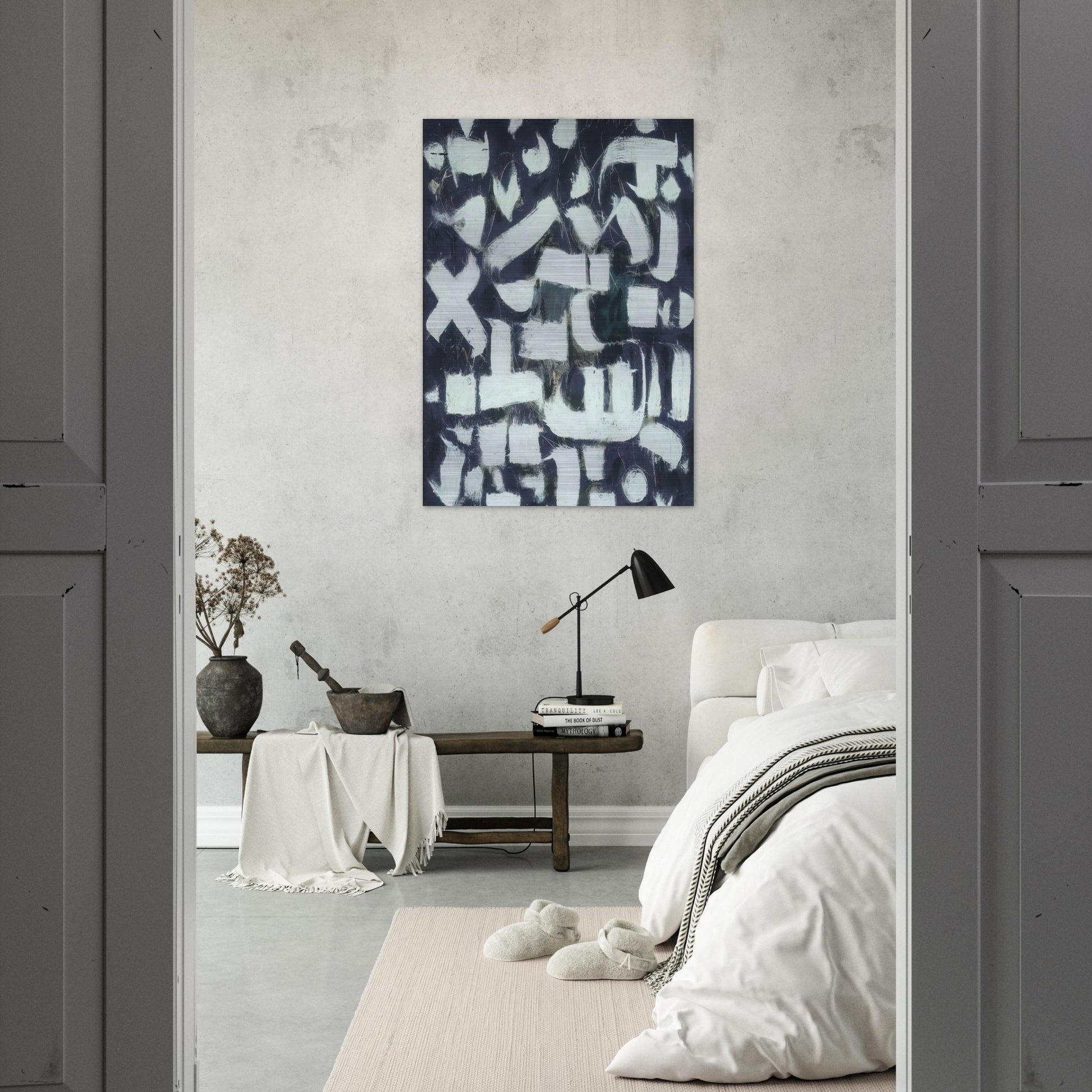 Number 14 - 1949 - Bradley Walker Tomlin Brushed Aluminum Print - 70x100 cm / 28x40 inches | Bradley Walker Tomlin Aluminum Print | Bradley Walker Tomlin Prints