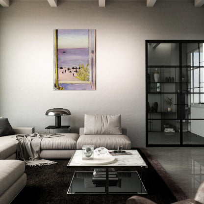 THE OPEN WINDOW 1921 - Henri Matisse Brushed Aluminum Print - 70x100 cm / 28x40 inches | Henri Matisse Aluminum Print | Henri Matisse Prints