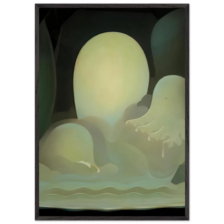 Wells of Jade - 1931 - Agnes Lawrence Pelton 70x100 cm / 28x40 inches Framed Art Print – Black Wooden Frame