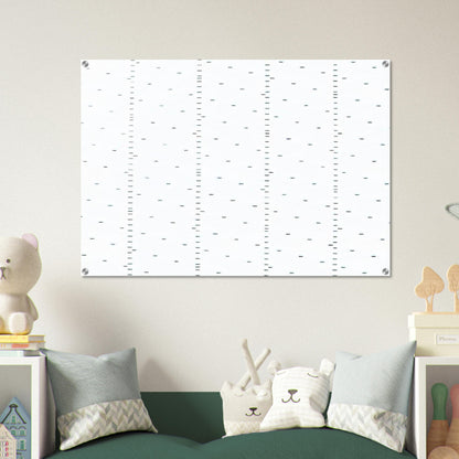 Every 15 cms, every 16 cms dash of one cm long - 1974 - Francois Morellet Acrylic Print - 70x100 cm / 28x40″ inches
