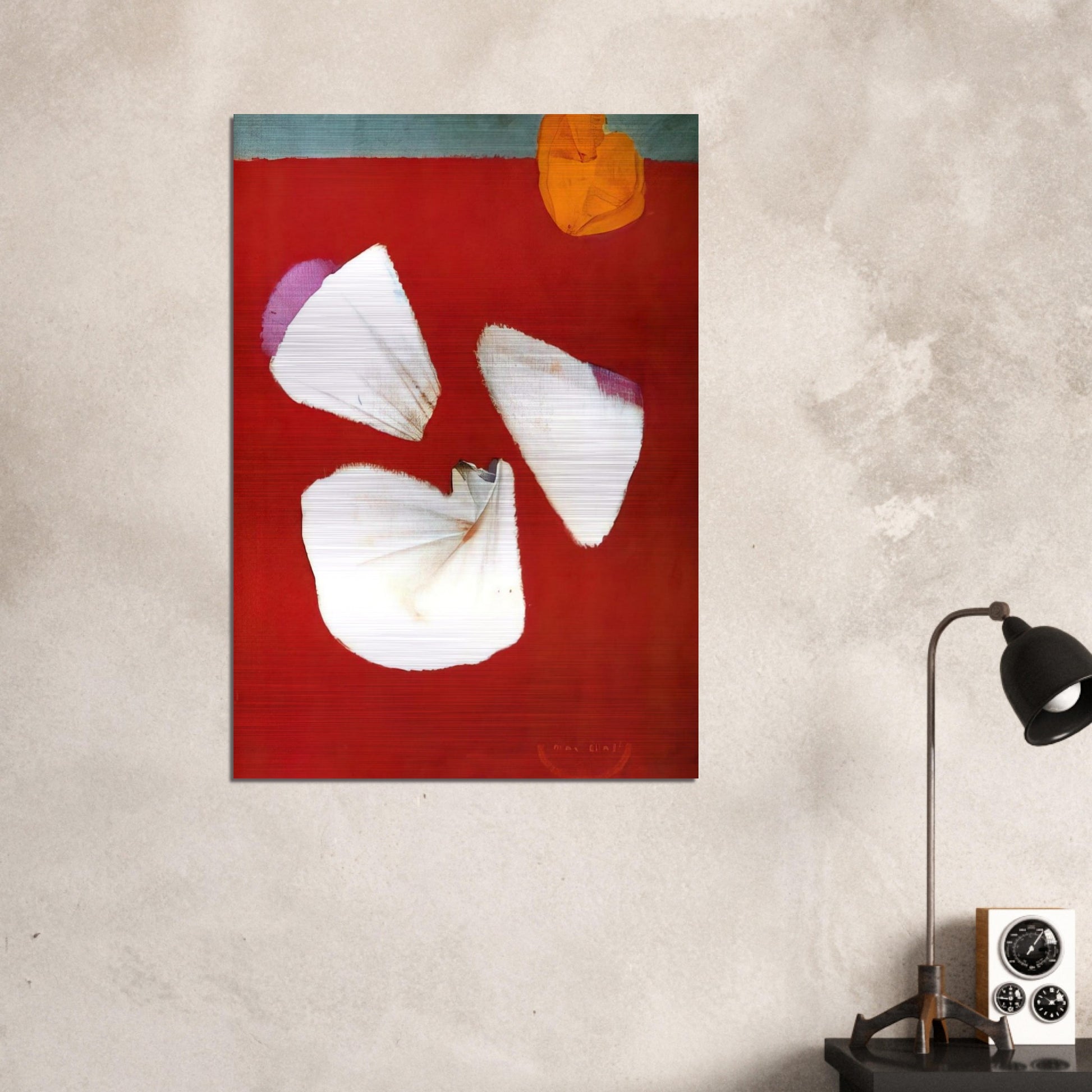 Shells and Flowers - Max Ernst Brushed Aluminum Print - 70x100 cm / 28x40 inches | Max Ernst Aluminum Print | Max Ernst Prints