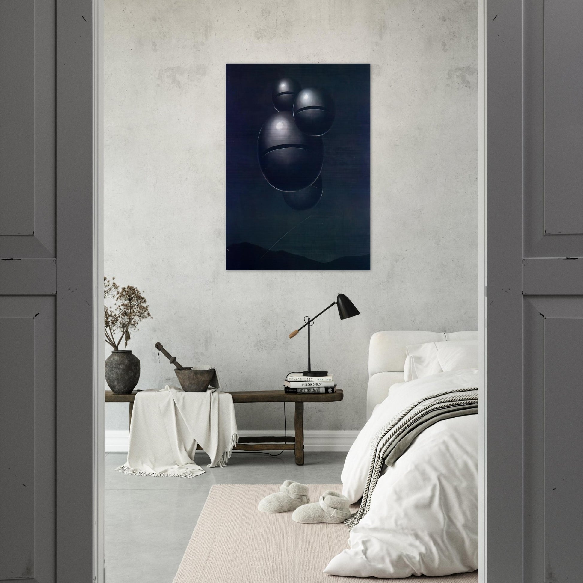 THE VOICE OF SPACE 1928 1 - Rene Magritte Brushed Aluminum Print - 70x100 cm / 28x40 inches | Rene Magritte Aluminum Print | Rene Magritte Prints